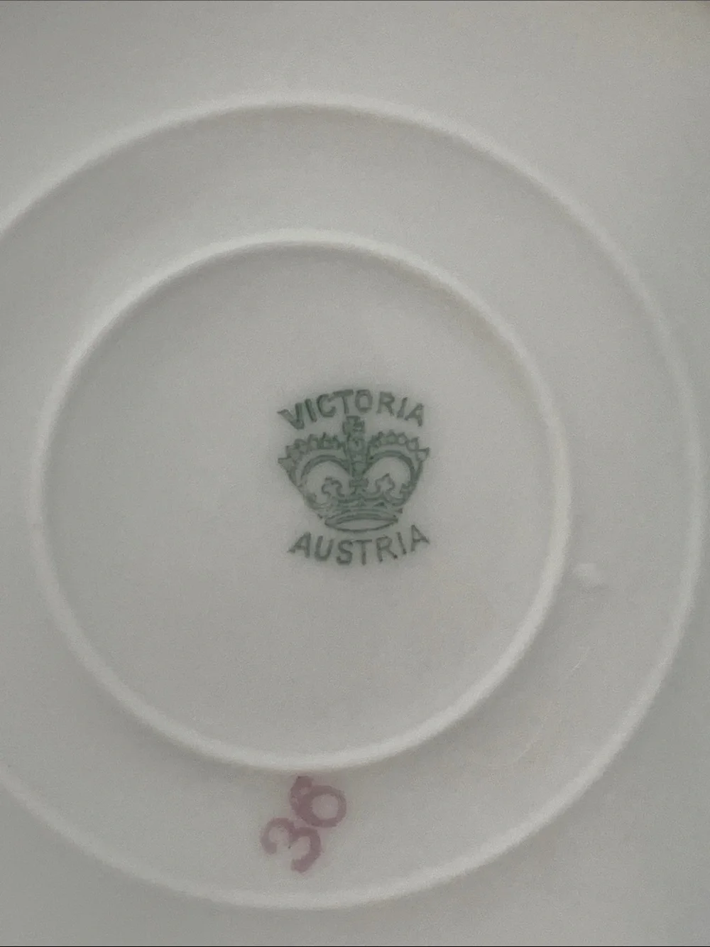 Vintage Victoria Austria White Porcelain Bowls with Gold Trim - Set of 5